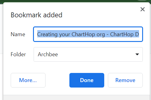 Online document easy to bookmark