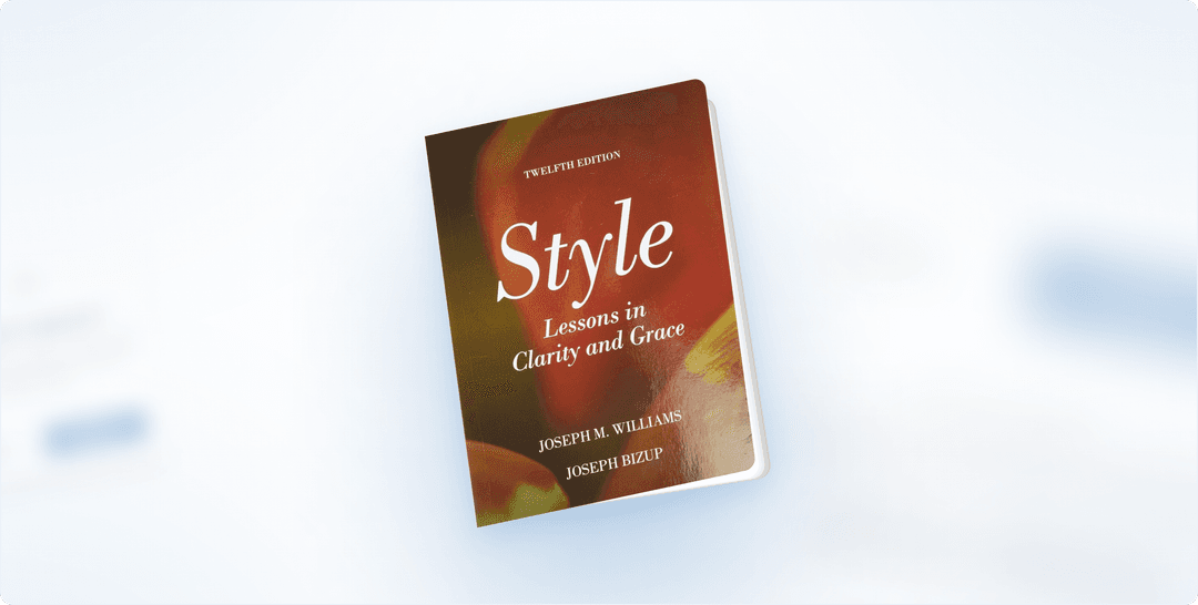 Book Review: "Joseph M. Williams’ Style: Lessons in Clarity and Grace"