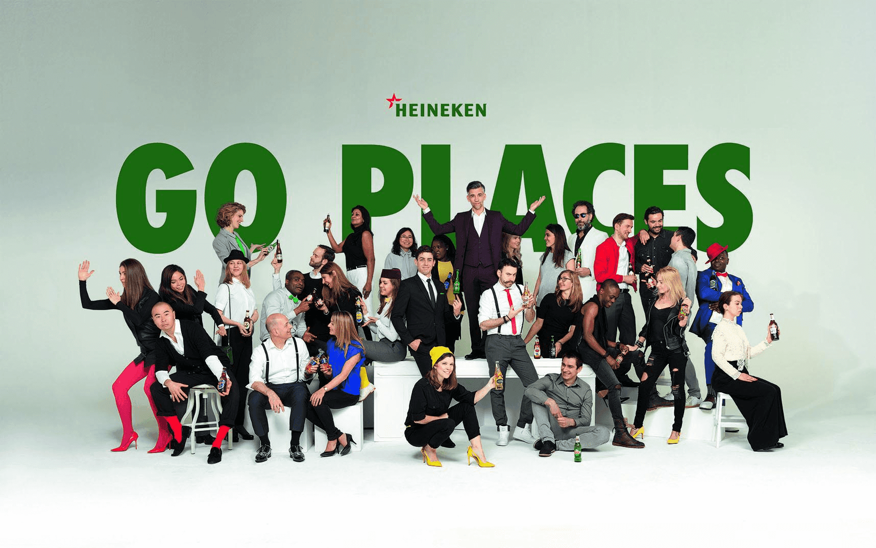 Campagne Banner of HR campaign called “Go places”,