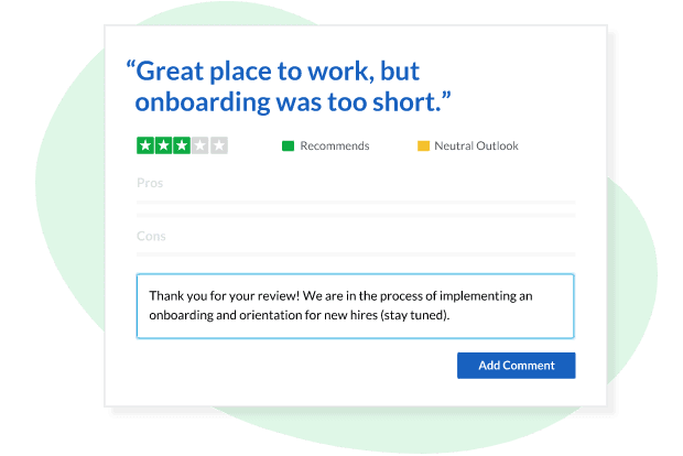 How you can review in Glassdoor