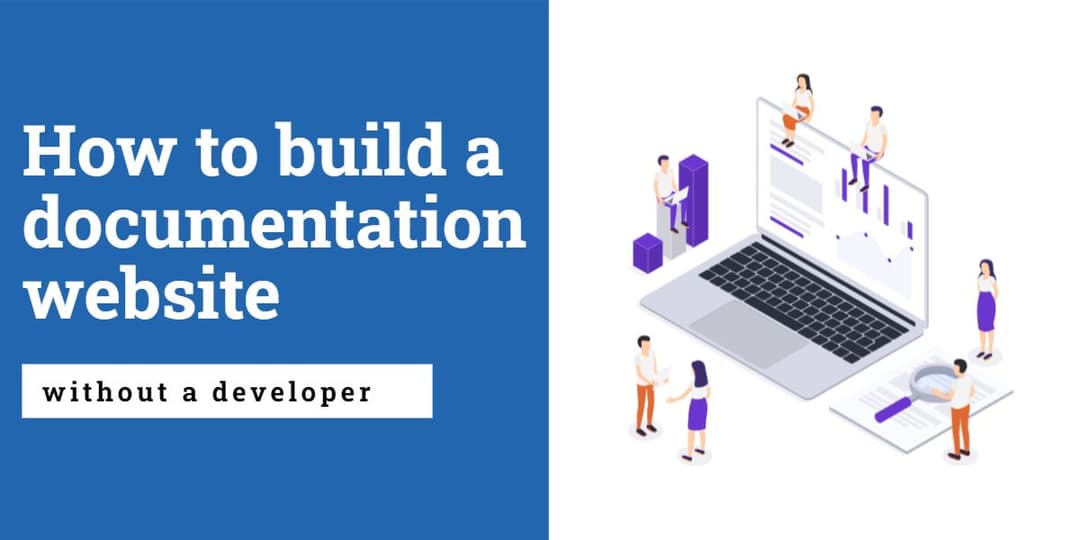 How to create a documentation website without developers