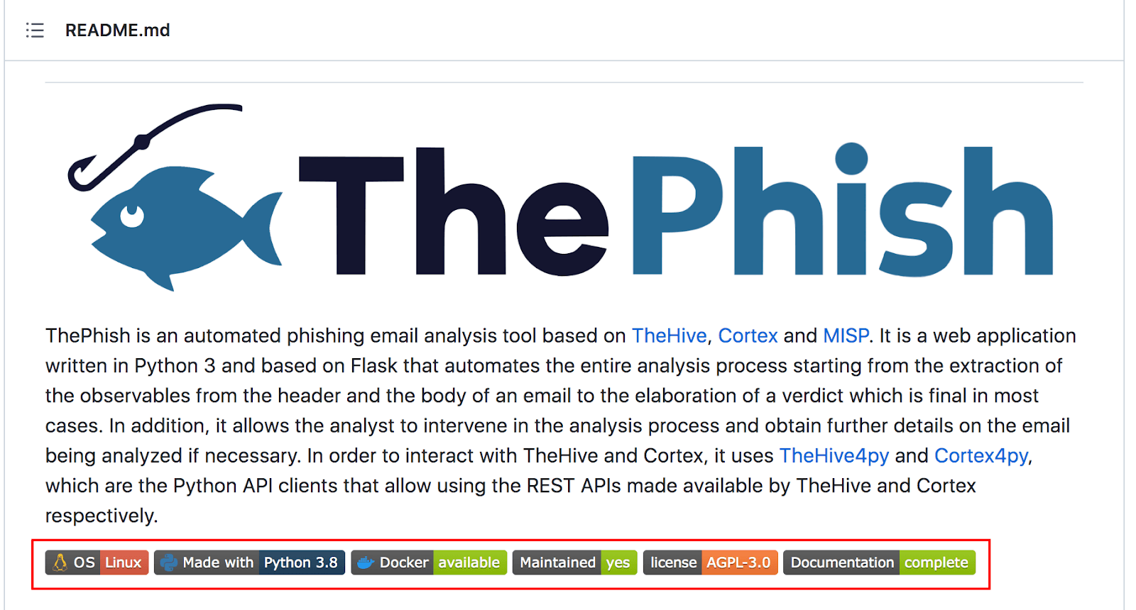 Example of excellent use of badges