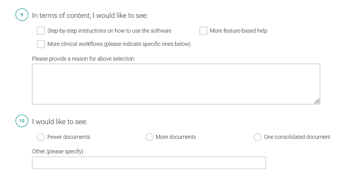 Survey conducted by Vision RT created with SurveyMonkey