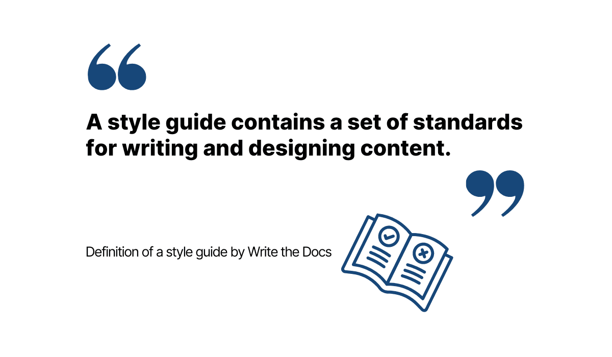 Definition from the Write the Docs community