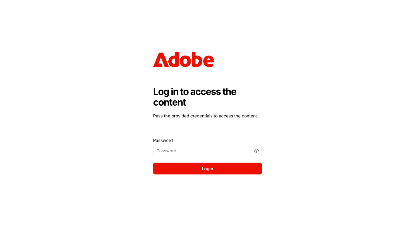 Adobe documentation portal