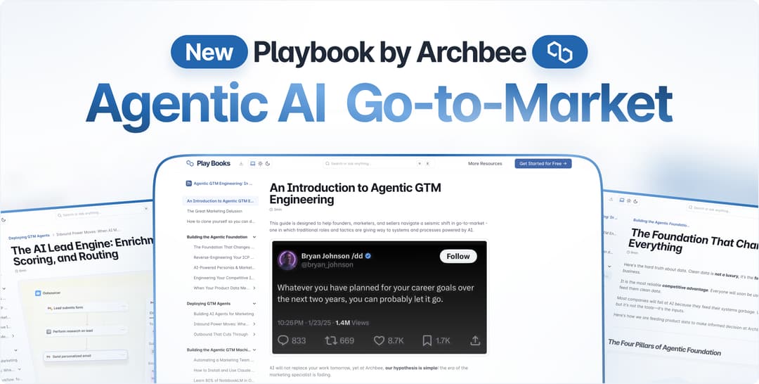 Archbee Playbook - Agentic GTM Engineering: 10x Scaling Without 10x the Work